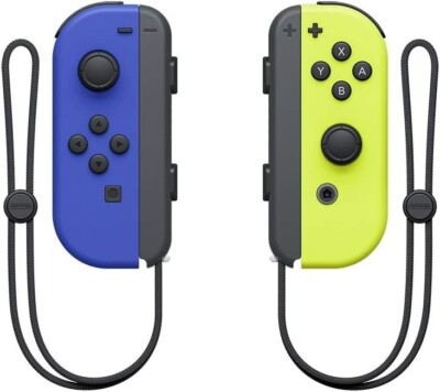 Joy-Con L/R Blue/Neon Yellow Nintendo Switch Japan | eBay