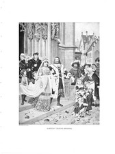 ART PRINT ALBRECHT DURER'S WEDDING BY BODDENMULLER.1800's 11.3" x 8.7"*V8