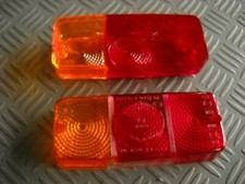 COPPIA PLASTICHE X FANALINI POSTERIORE CARRELLINI & ROULOTTES