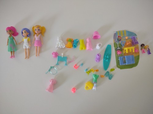 Vintage 1990s Polly pockets Figures And Playset Lot - Picture 8 of 9