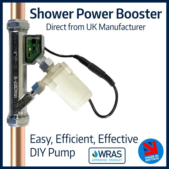 Shower Power Booster Fully Automatic Quiet In Line Pump Double your