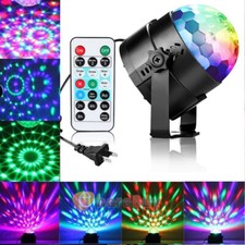 RGB Strobe LED Disco Party Lights DJ Dance Ball Light Sound Activated KTV Lamp
