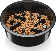 Slow Feeder Dog Bowl, Anti-Choking Puzzle Dog Food Bowl Slow down Eating, Bloat