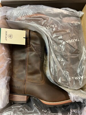 ARIAT Men's Hybrid Fly High Western Boot Distressed Brown