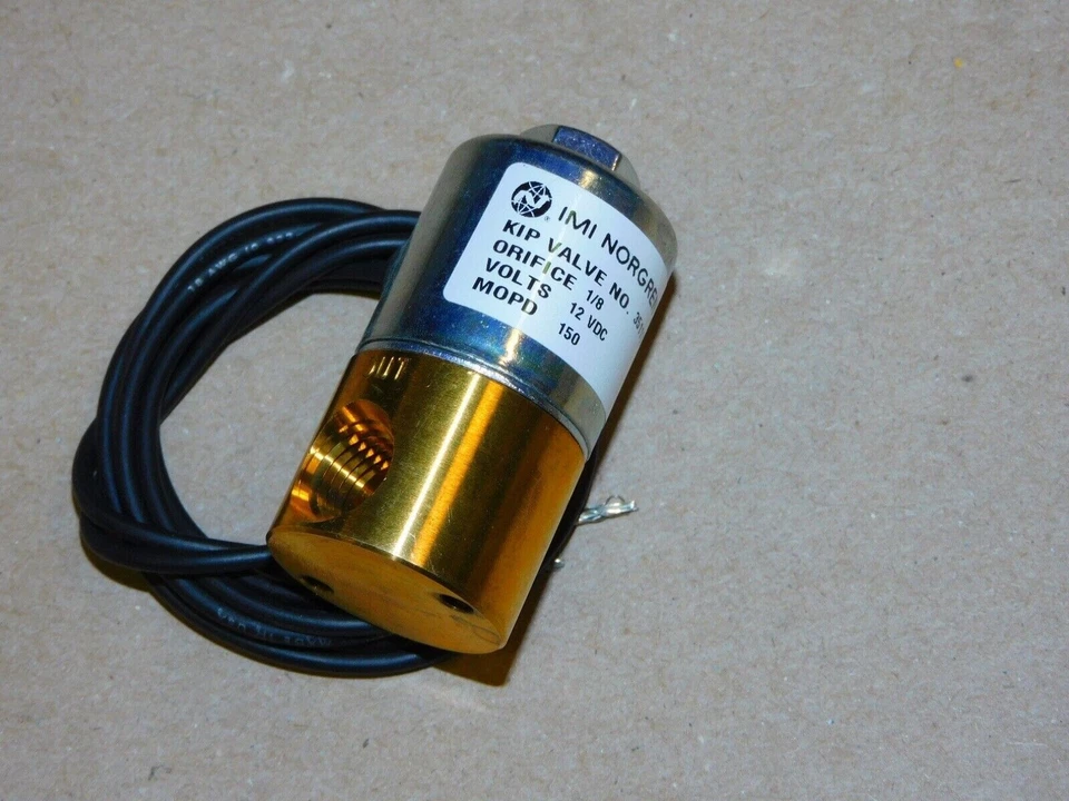 Norgren 351115-13 S3 2WNC KIP Solenoid Valve 1/4NPT Grom EPR 12VDC NEW - Image 3 of 4