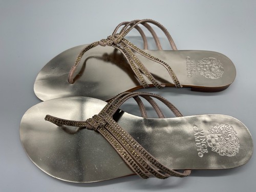 VINCE CAMUTO Flat Shoes Sandals Size 5.5 Taupe NEW Womens EU 38 RRP £79 - Picture 7 of 15
