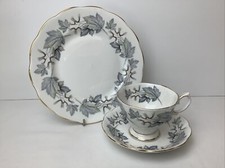 Royal Albert Silver Maple Tea Trio tazza da tè piattino e insalata/piatto da dessert