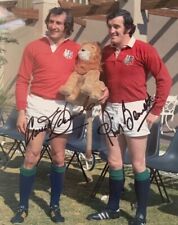 Gareth Edwards & Phil Bennett (Lions and Wales) signed 10x8 photo UACC AFTAL Gareth Edwards & Phil Bennett (Lions and Wales) signed 10x8 photo UACC AFTAL