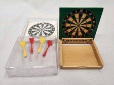 MAGNETIC DESKTOP DART BOARD GAME 4 DARTS WITH MAGNETIC TIPS INCLUDED NEW