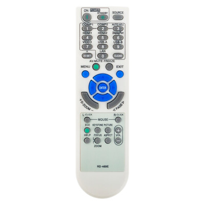 RD-469E Remote Control Replaced for NEC Projector M353WS M363W M363X M403H