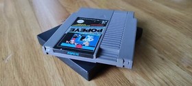Popeye Nintendo Nes Game Cart UKV w/Mint Nintendo Sleeve - Read Description