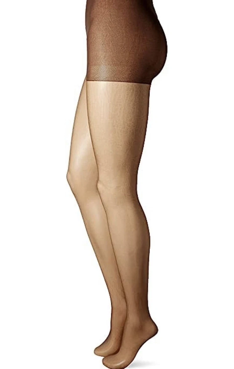 Lot of 4 Leggs Ultra Sheer Size C Coffee Reinforced Pantyhose