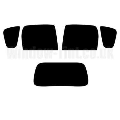 Pre Cut Window Tint for Citroen C3 Picasso 2009+ 5% Limo Black Rear Tinting Film