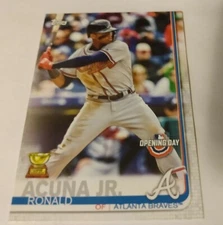 2019 RONALD ACUNA JR. Topps Opening Day GOLD ROOKIE CUP #51 Atlanta Braves MINT