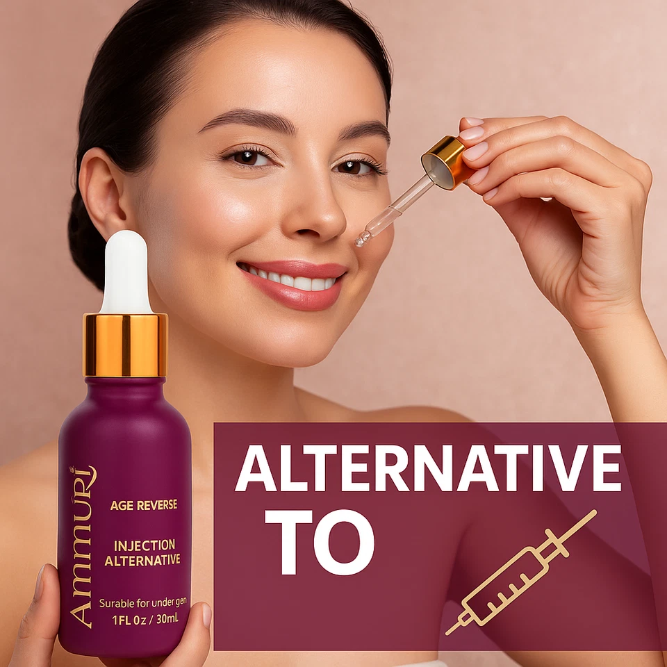 Ammuri Anti-Ageing Face Serum 30ml – Lifts, Firms, Brightens Skin | UK Made - Image 4 of 4