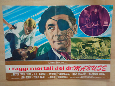 Aushangfoto Die Todesstrahlen des Dr.Mabuse / I raggi mortali del Dr. Mabuse  5.