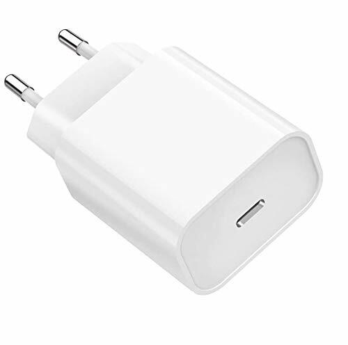 Chargeur secteur rapide 20W blanc en alliage ignifuge pour téléphone iPhone 8 à 13
