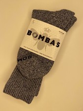 3 Pack Bombas Dark Gray Marl Crew Socks