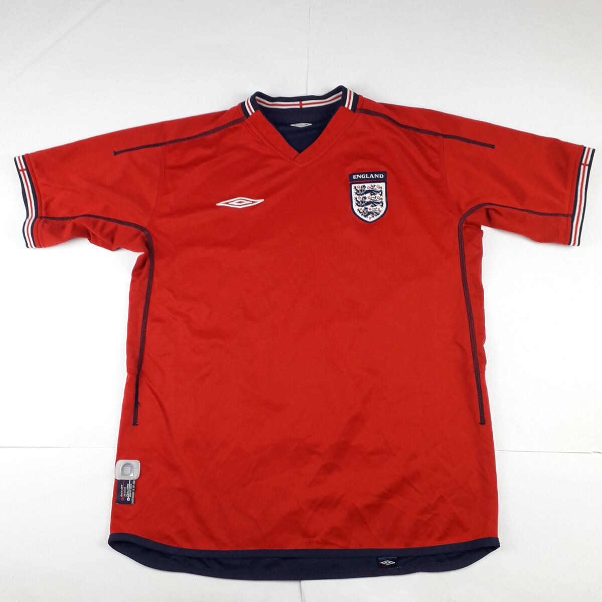 ENGLAND NATIONAL TEAM 2002/2003/2004 AWAY FOOTBALL SHIRT ENGLAND NATIONAL TEAM 2002/2003/2004 AWAY FOOTBALL SHIRT