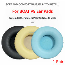Replacement Protein Leather Ear Pads For Boat V9 Headphone Cover
