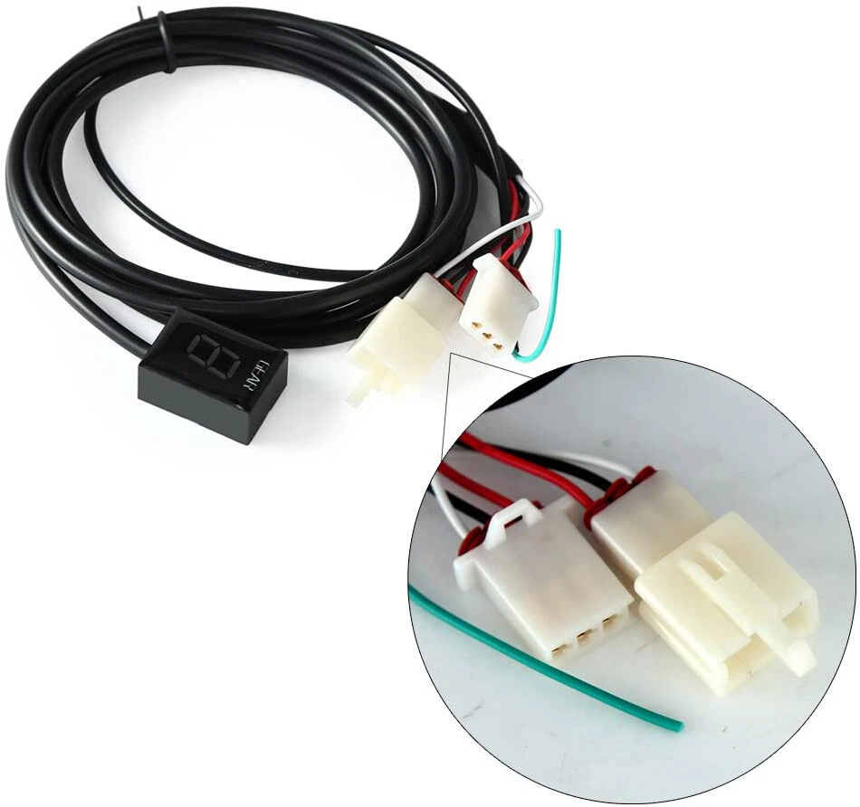 Indicador de engrenagem de LED para motocicletas antigas Honda CBR600 F3 F4i FS CB 400 600 SF - Imagem 2 de 4