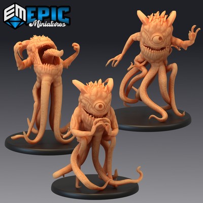 Abyssal Lurker - DnD, Fantasy, RPG, Tabletop, Alien, Dnd Aberration Miniatur