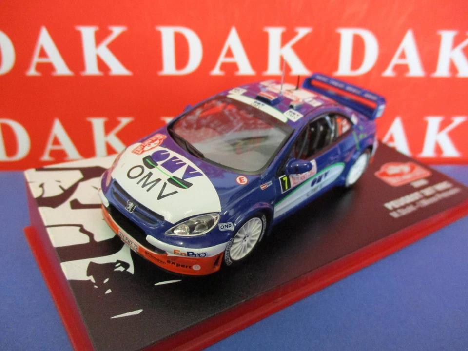 Die cast 1/43 Modellino Auto Peugeot 307 WRC OMV Rally Monte Carlo 2006 M. Stohl - Immagine 2 di 4