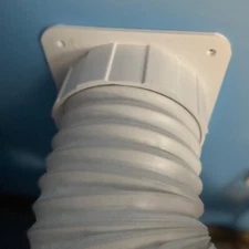 6-inch Tube Portable AC Air Conditioner Fan Exhaust Hose Flange Wall Mount Vent