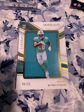 Devon Achane Rookie Jersey /99 🐬 2023 Immaculate Football Clearly NFL Dolphins