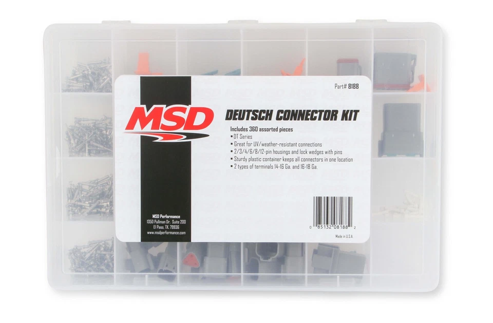 Msd Ignition 8188, Kit Deutsch Connector Kit High Performance & Racing Parts - Image 3 of 4