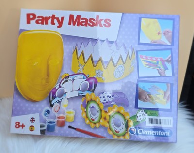 PARTY MASKEN Gesichtsmaske selber machen Kostüm Party DIY Bastelset - Clementoni