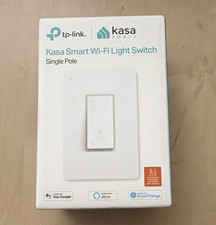 TP-LINK Kasa Wi-Fi Smart Light Switch HS200 Single Pole White Alexa/Google/ST