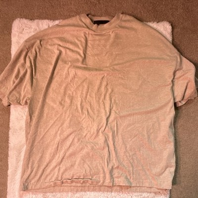 Essentials Fear of God Men s XL Beige Logo Crewneck Short Sleeve T-Shirt