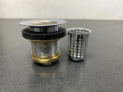 PROFLO PF73BRCP 1-1/2" Basket Strainers - Chrome - Picture 2 of 3