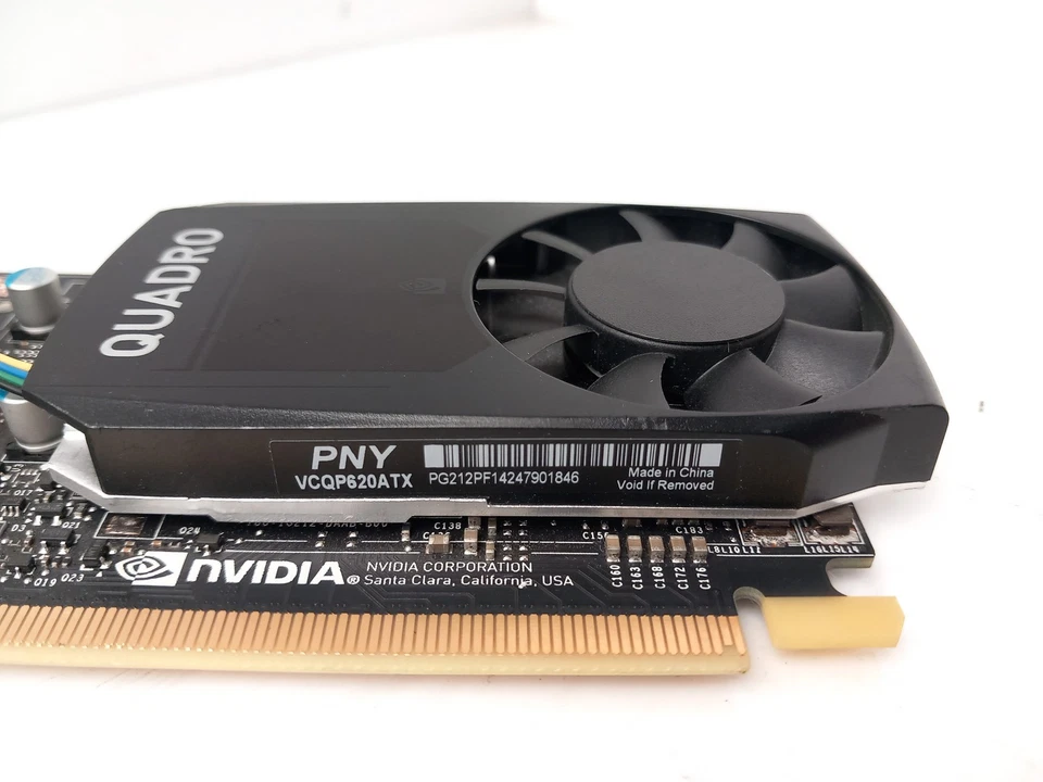 PNY NVIDIA Quadro P620 2GB DDR5 PCI-E 3.0 Graphics Video Card VCQP620ATX - Image 3 of 4