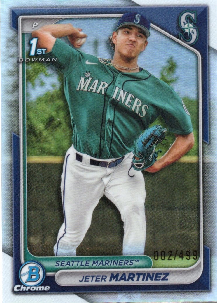 2024 Bowman Chrome - Prospects Jeter Martinez #BCP-219 Refractor /499 (RC)