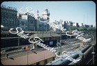 Australia Railroad Yard Melbourne Trains 35mm Slide 1950s Red Kodachrome Signs — photo 1