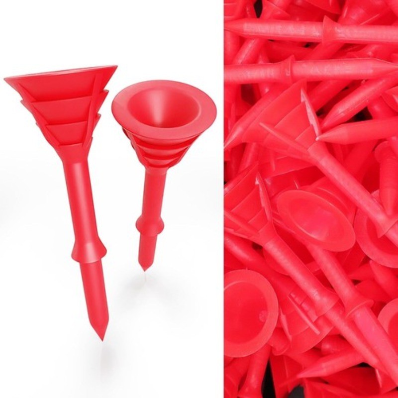 Tees Plastic Long Tees 3 1/4",durable Low Friction 120 Pack