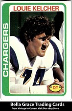 1978 Topps #360 Louie Kelcher San Diego Chargers Rookie NFL Football