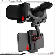 360 Rotation Car Rear View Mirror Mount Stand GPS Cell Phone Holder wholesale