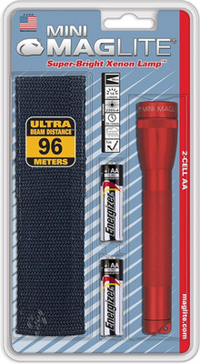 Maglite Mini Incandescent Flashlight   Compact, Water-Resistant, Twist On/Off, 2