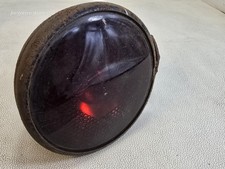 Vintage Stop Light Signal With Glass Lens 4.5 Diameter Rat Rod Motorcycle Vintage Stop Light Signal With Glass Lens 4.5 Diameter Rat Rod Motorcycle