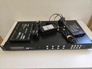 USED AVPro Edge AC-MX44-AUHD-HDBT 4x4 18Gbps 4K Matrix Switch with Extras