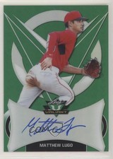 2019 Leaf Valiant Green Prismatic 99/99 Matthew Lugo #BA-ML2 Auto no9