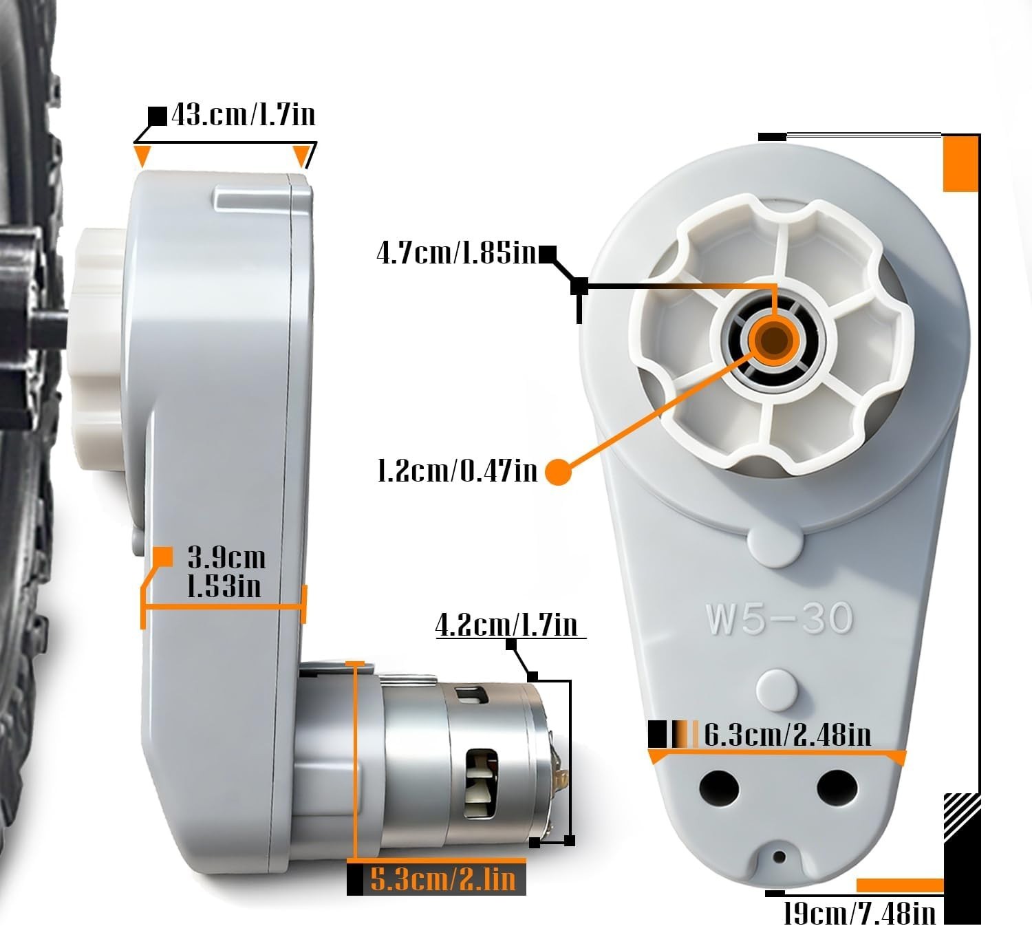 Gearbox with Wiring