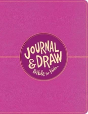 Journal and Draw Bible for Kids : Christian Standard Bible, Pink Leathertouch...