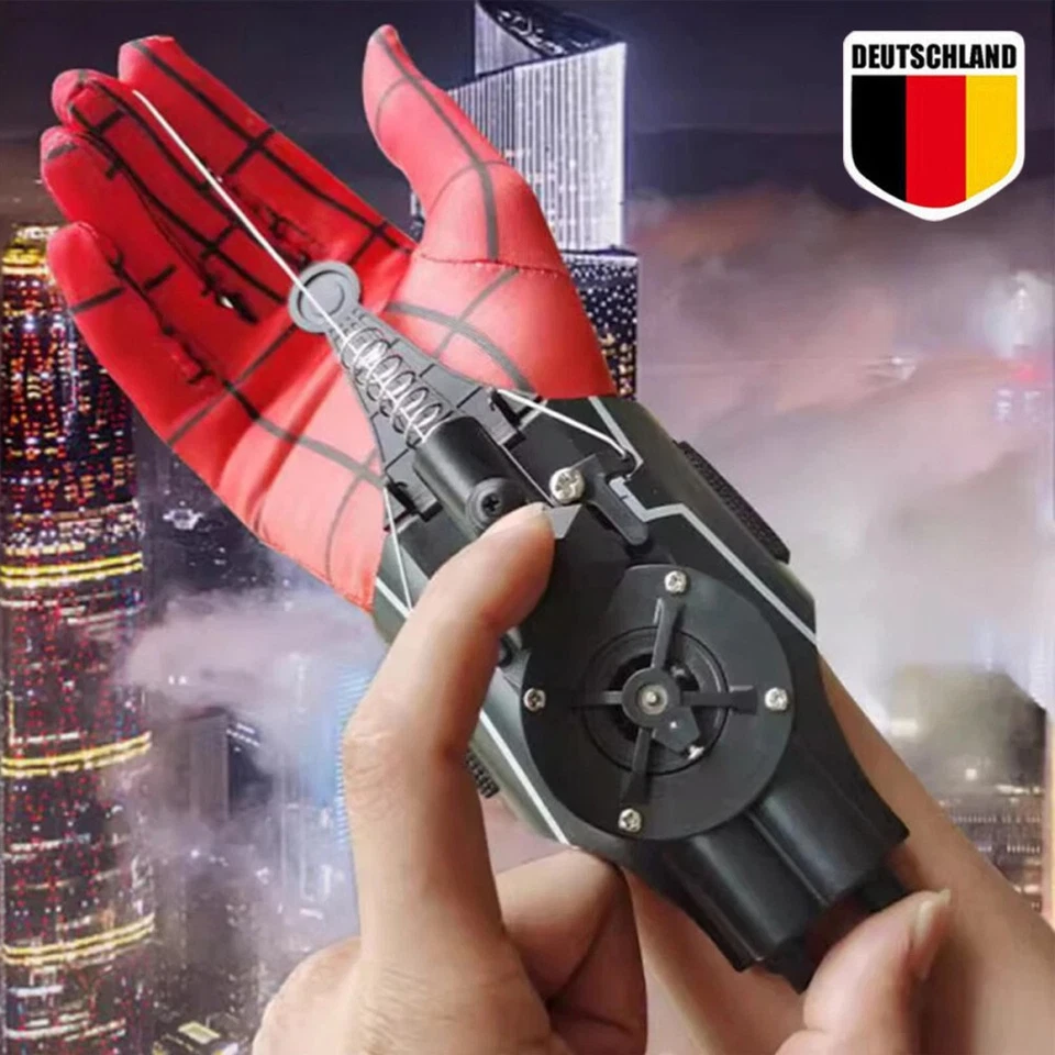 Spiderman Web Schnur Launcher Spielzeug elektrische Rolle in Spider Web Shooter - Bild 3 von 4