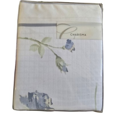 Charisma Reverie Celeste Blue Floral King Pillow Sham NEW 