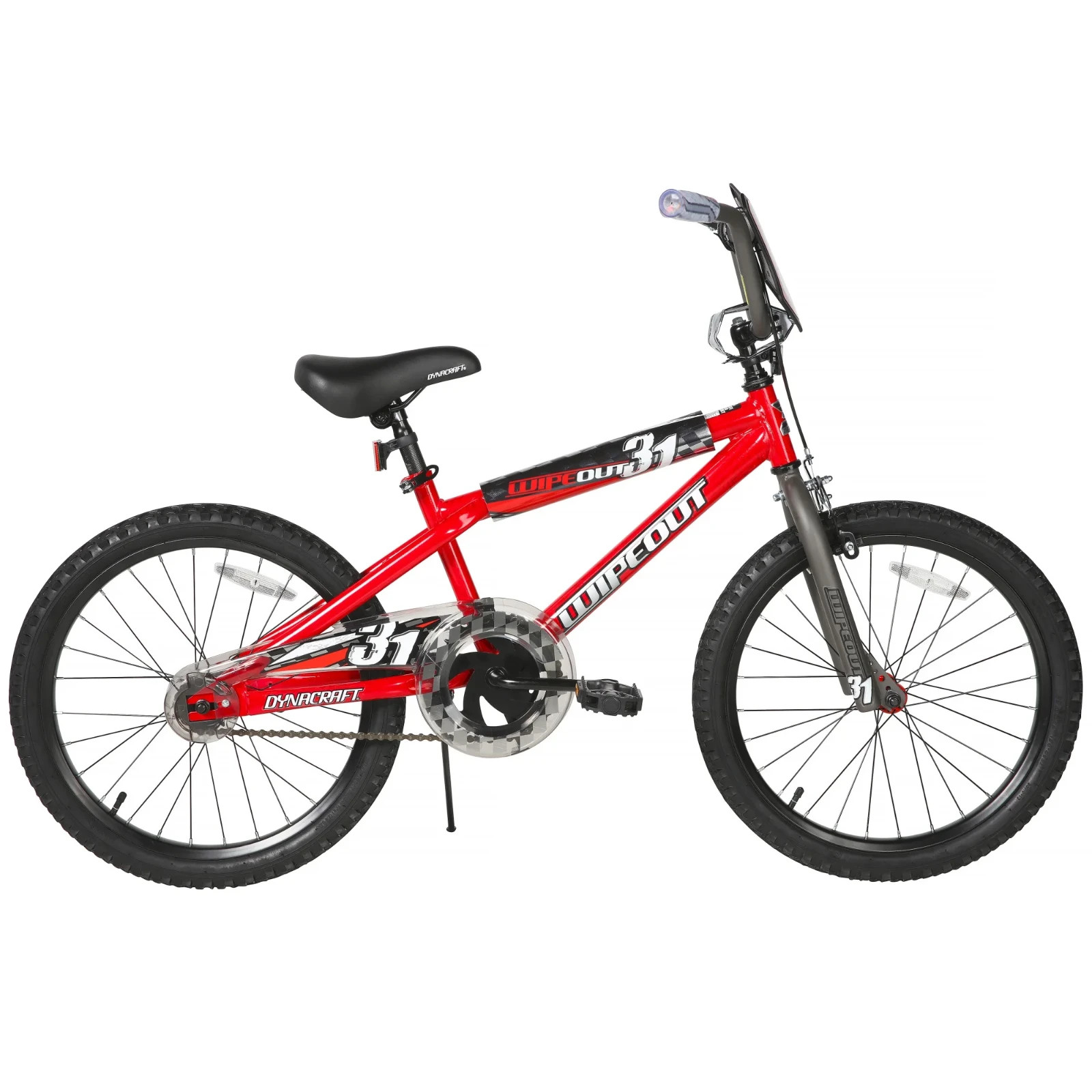 20" Dynacraft Wipeout Boys Bike, BMX, Red, Kids Age 7-14 Years