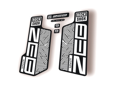 Rock Shox ZEB ULTIMATE 2024 Flight Attendant Bike Cycling Aufkleber Sticker...